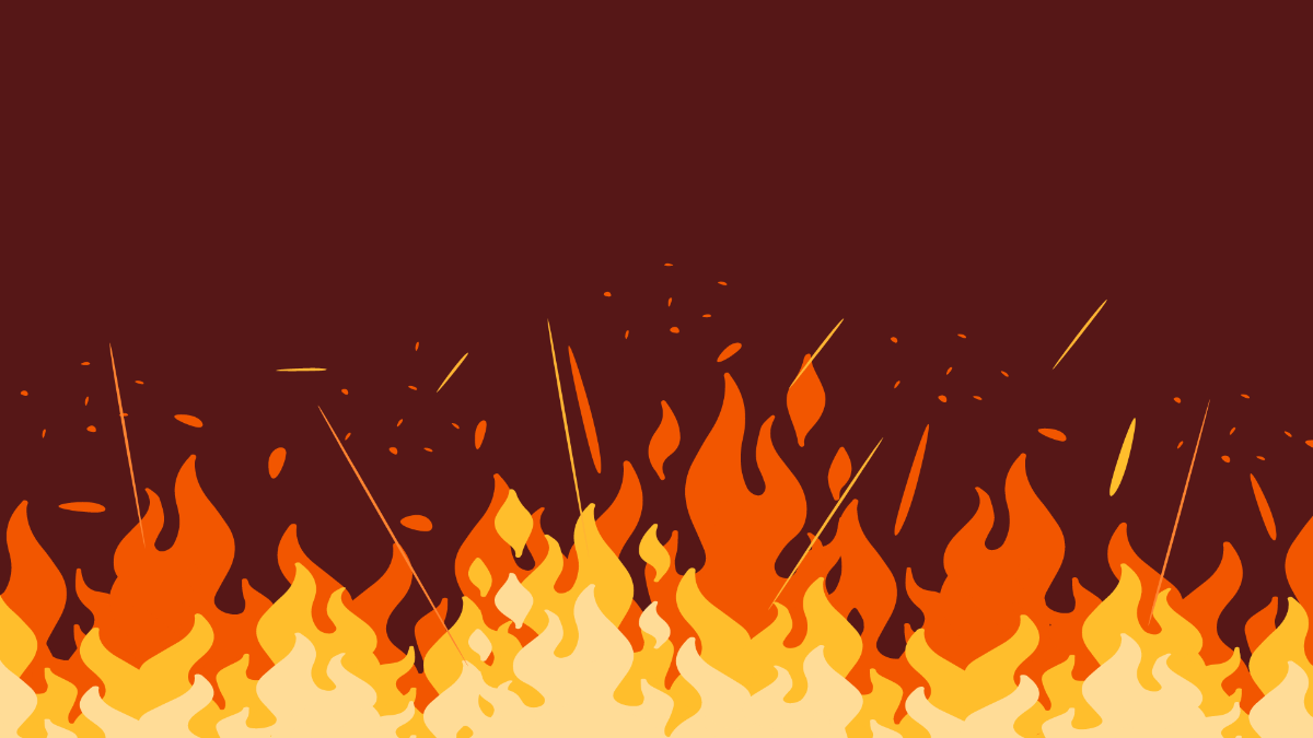 Free Blazing Fire Background Template