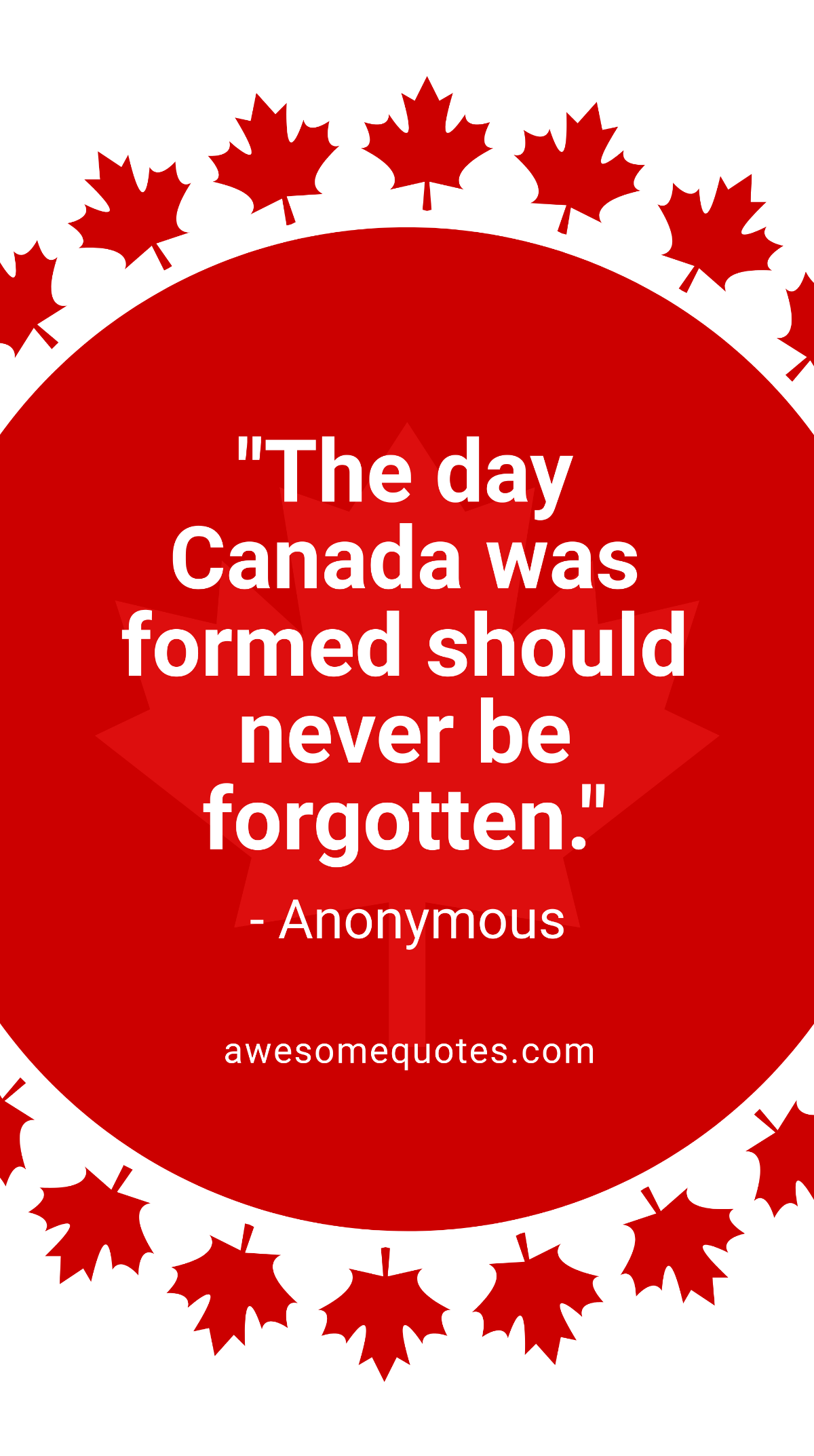 Canada Day Quote Whatsapp Post