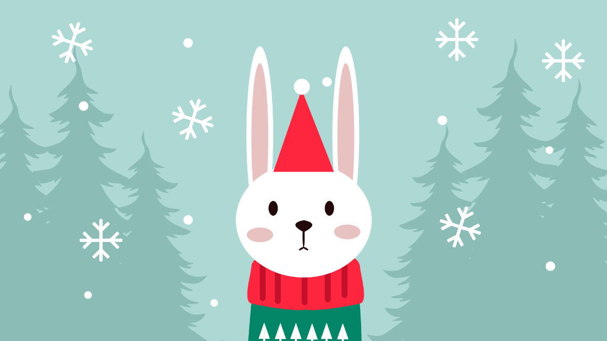 Free Cute Winter Background Template