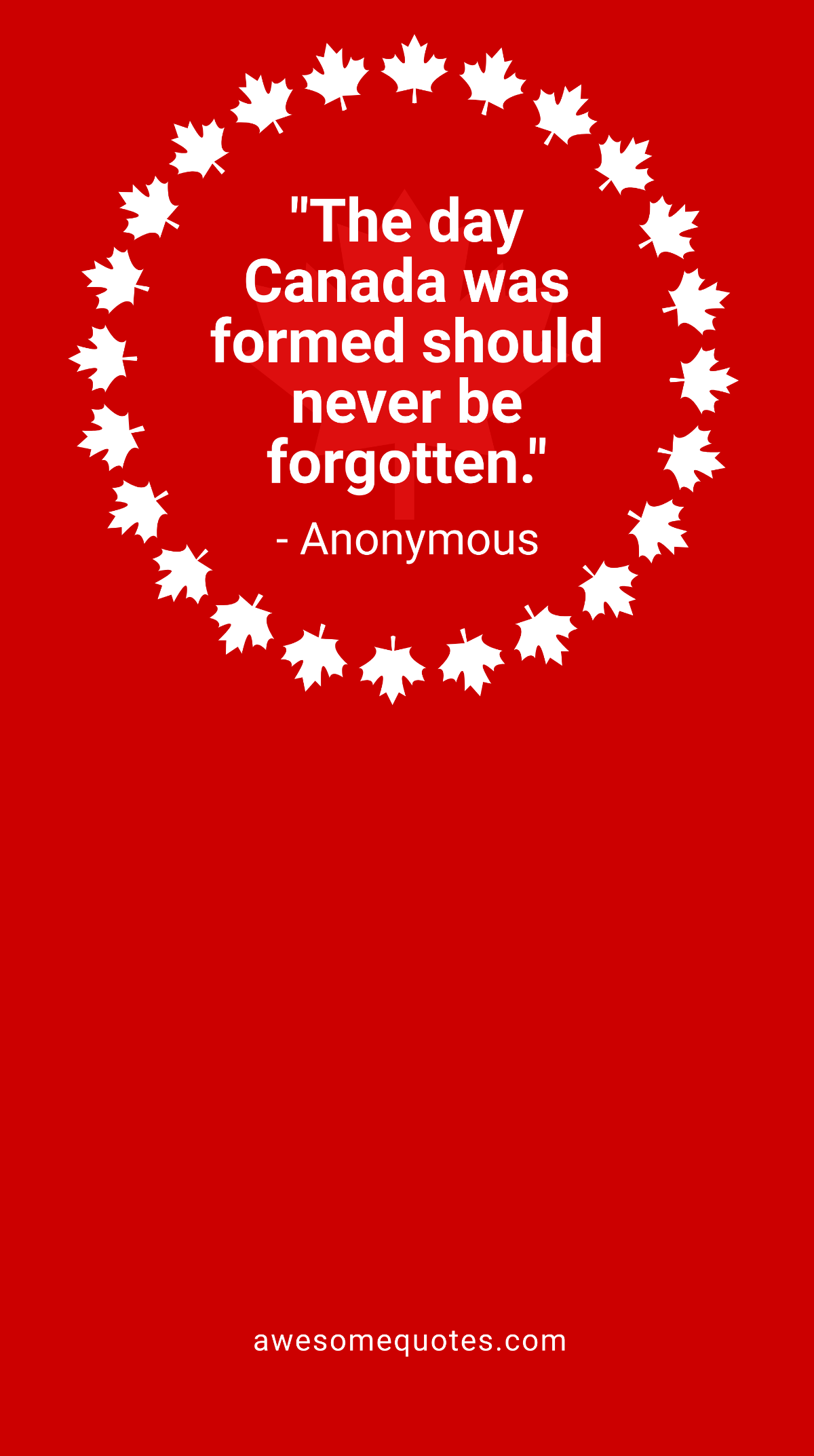 Canada Day Quote Snapchat Geofilter