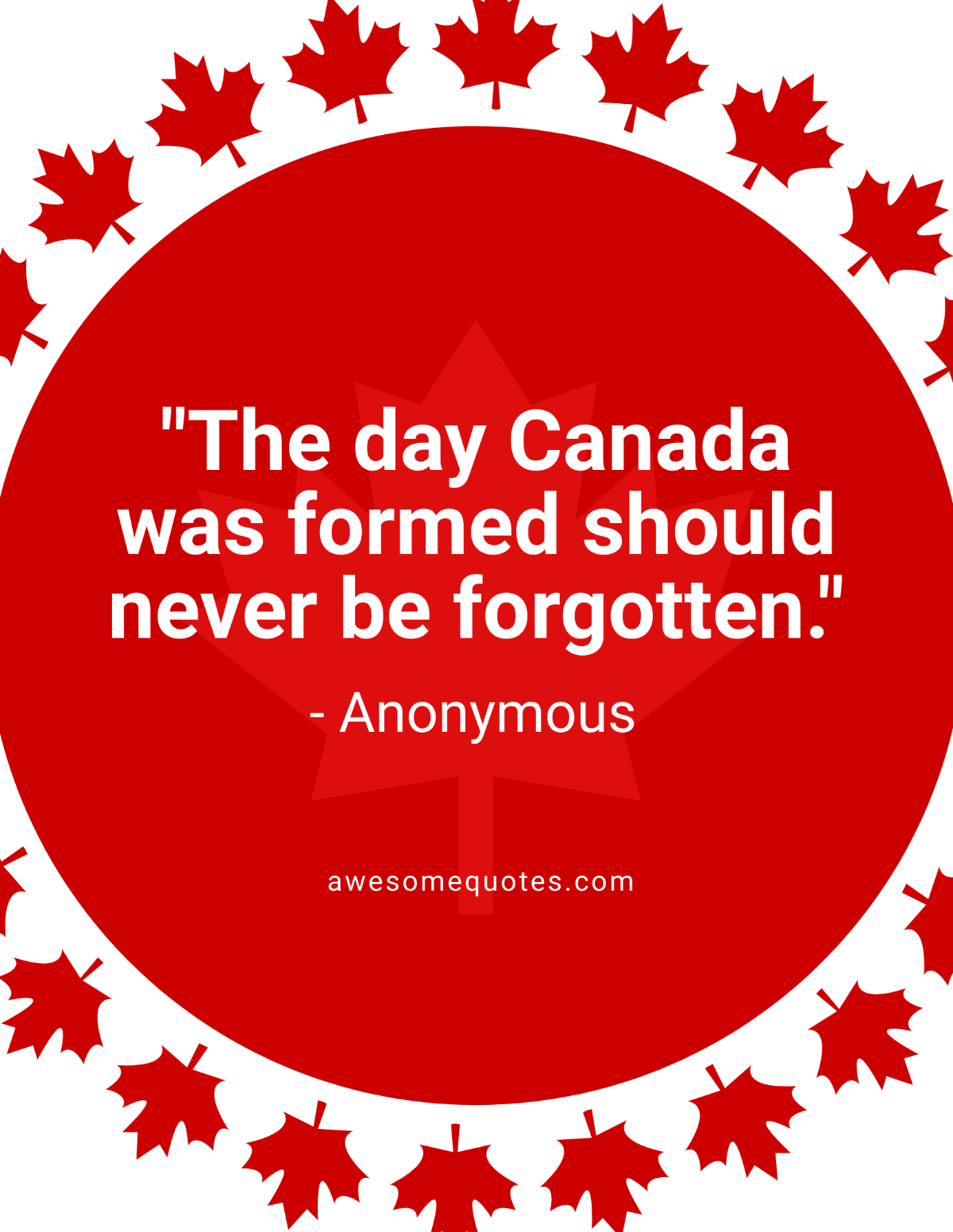 Canada Day Quote Flyer Template - Edit Online & Download