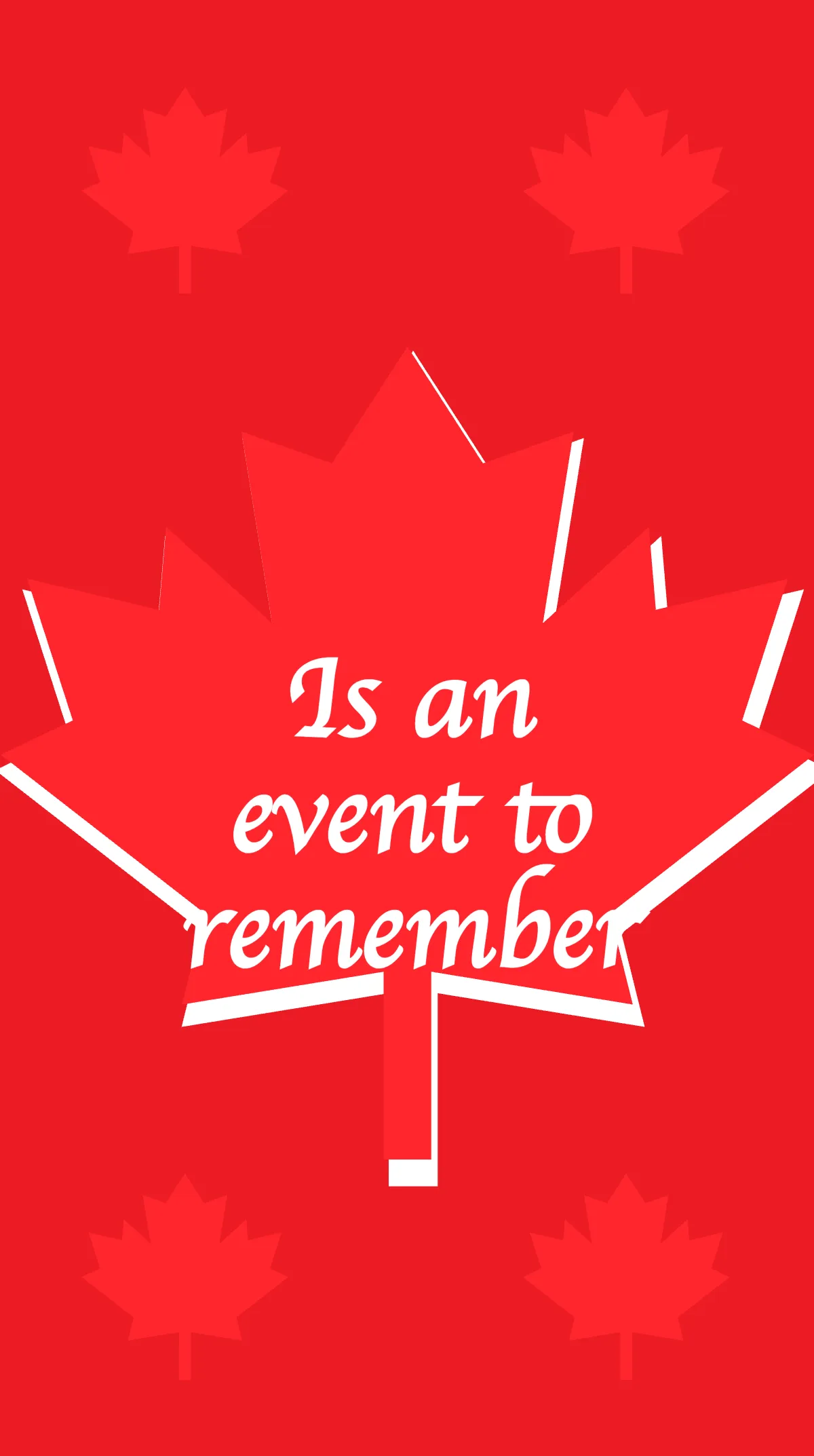 Free Canada Day Event Instagram Story Template to Edit Online