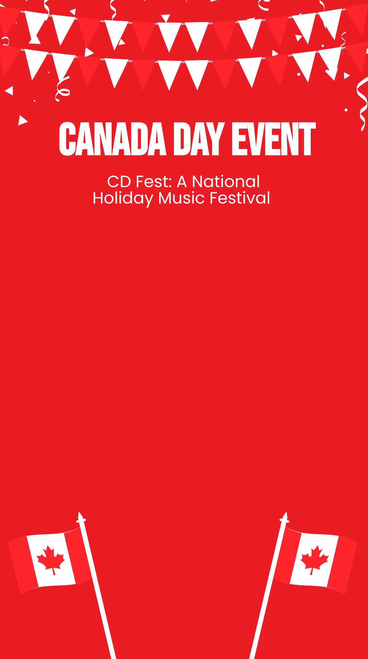 Canada Day Event Snapchat Geofilter