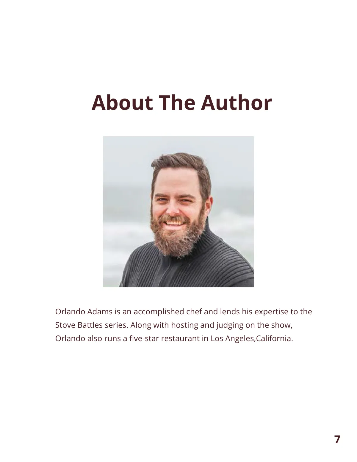 Free Battle Food Cookbook Template to Edit Online