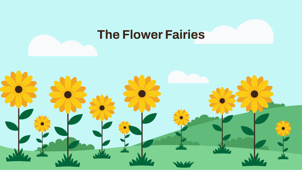 Free Flower Field Wallpaper Template
