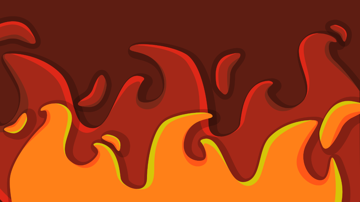 3D Fire Background
