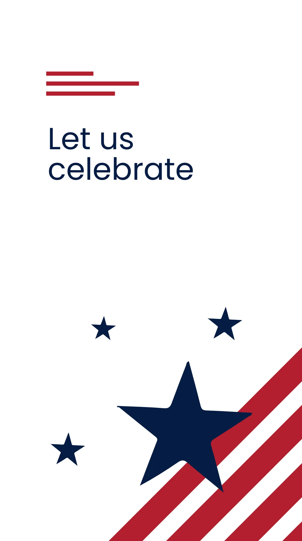 Free Happy 4th Of July Instagram Story Template to Edit Online