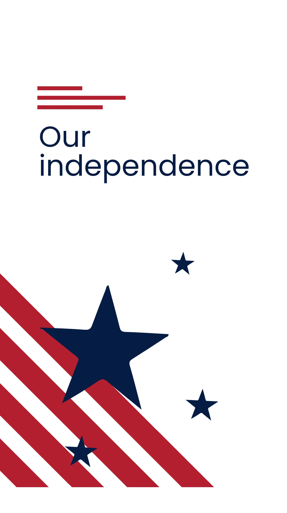 Free Happy 4th Of July Instagram Story Template to Edit Online