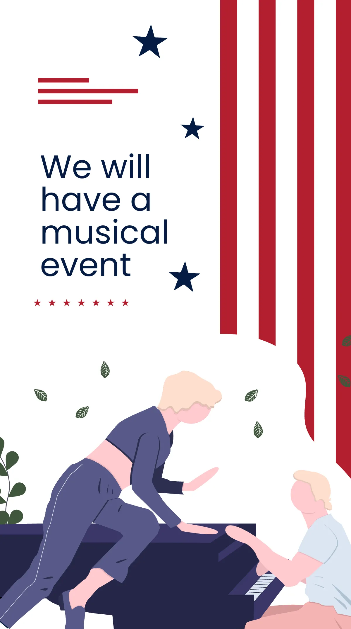Free 4th Of July Event Instagram Story Template to Edit Online