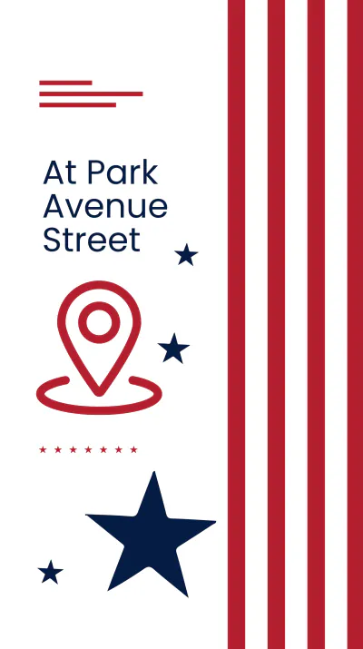 Free 4th Of July Event Instagram Story Template to Edit Online