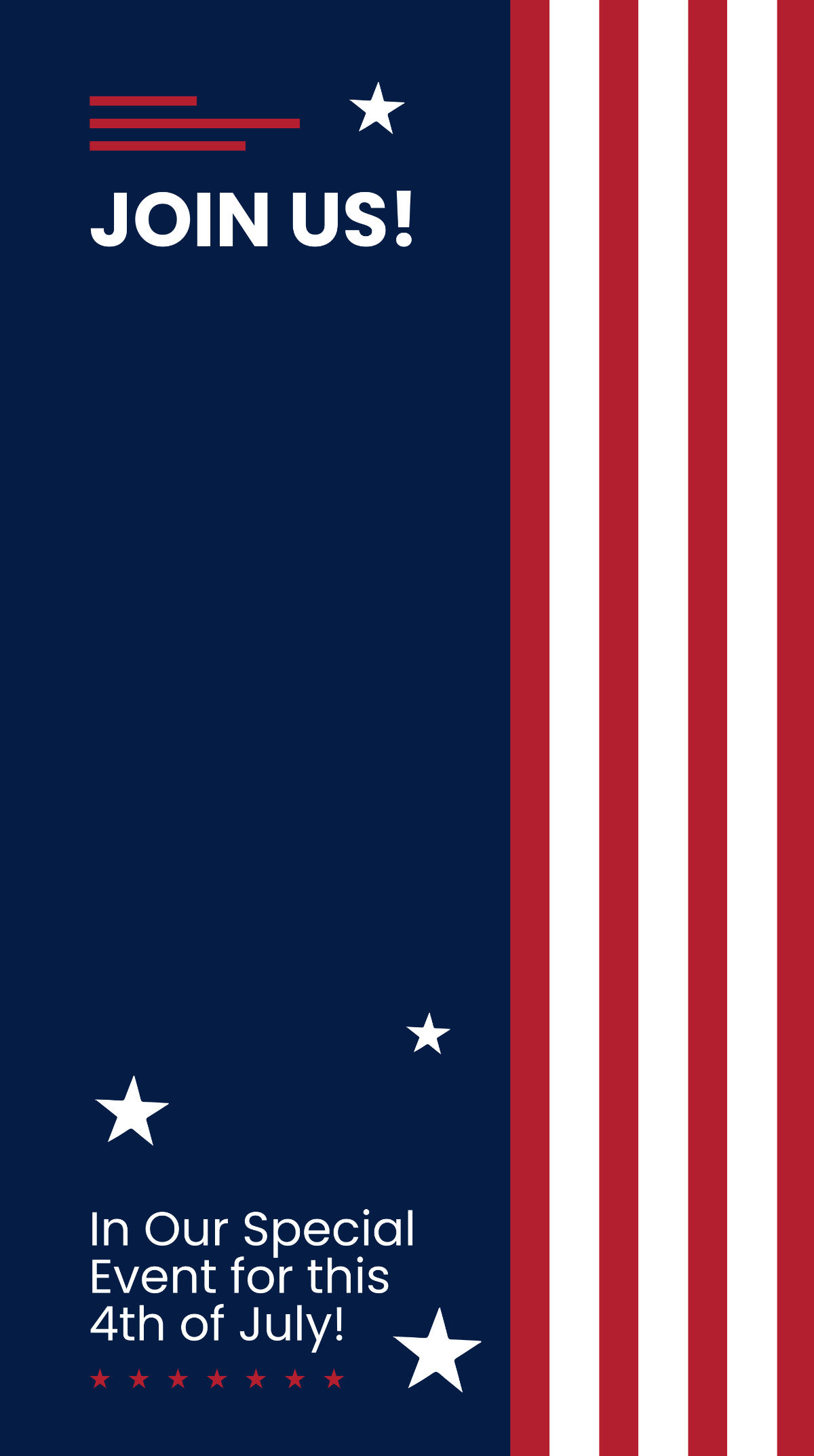 4th Of July Event Snapchat Geofilter Template