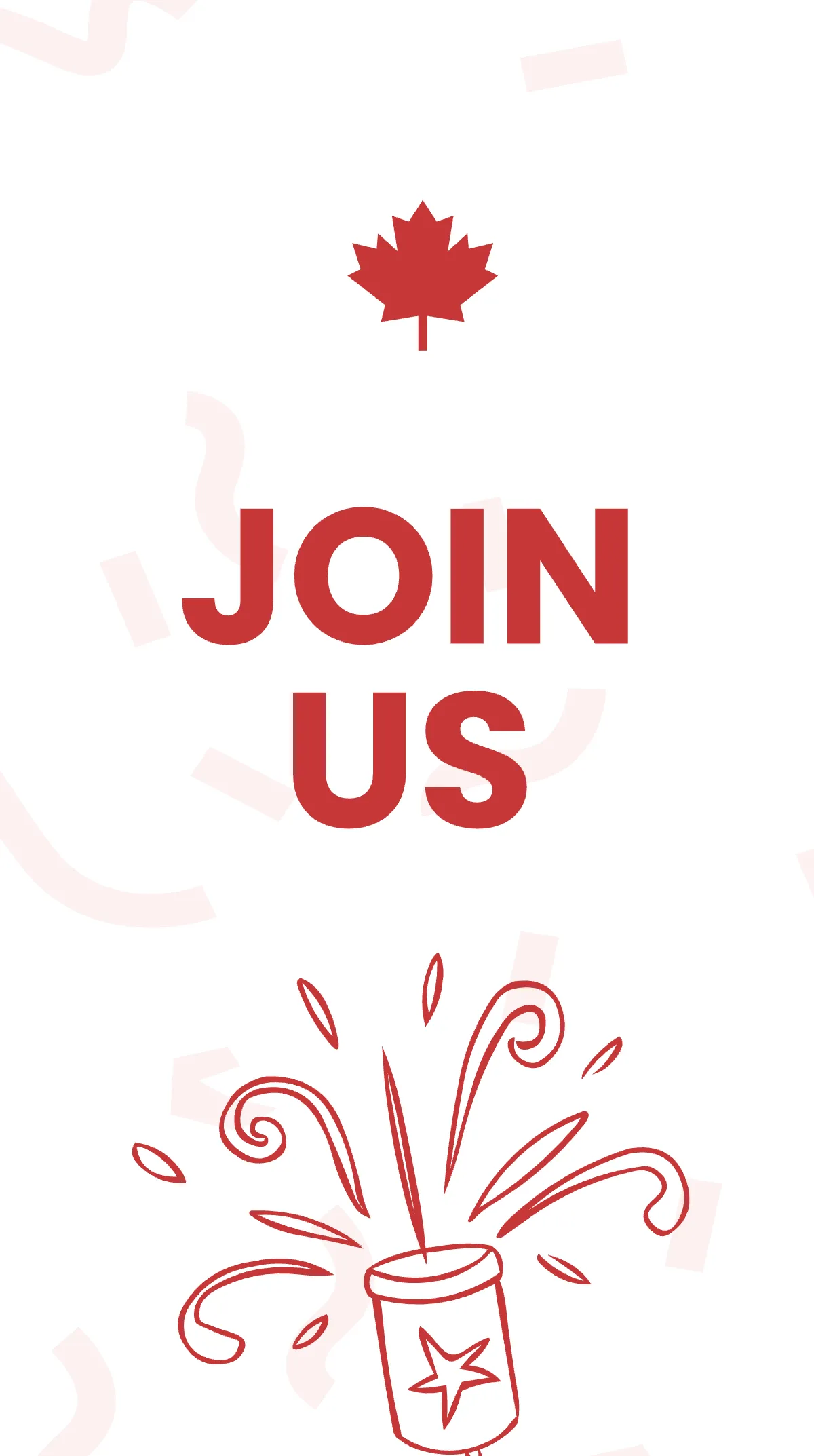 Free Canada Day Invitation Instagram Story Template to Edit Online