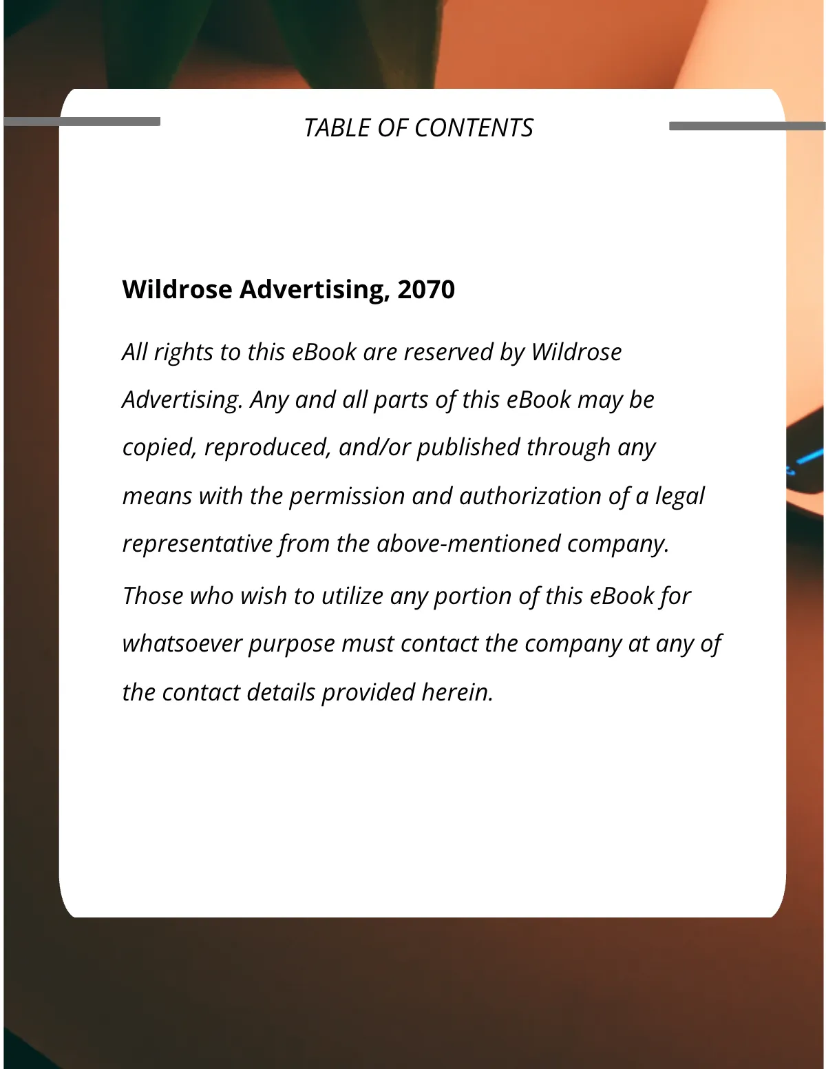 Free Digital Marketing eBook Template to Edit Online