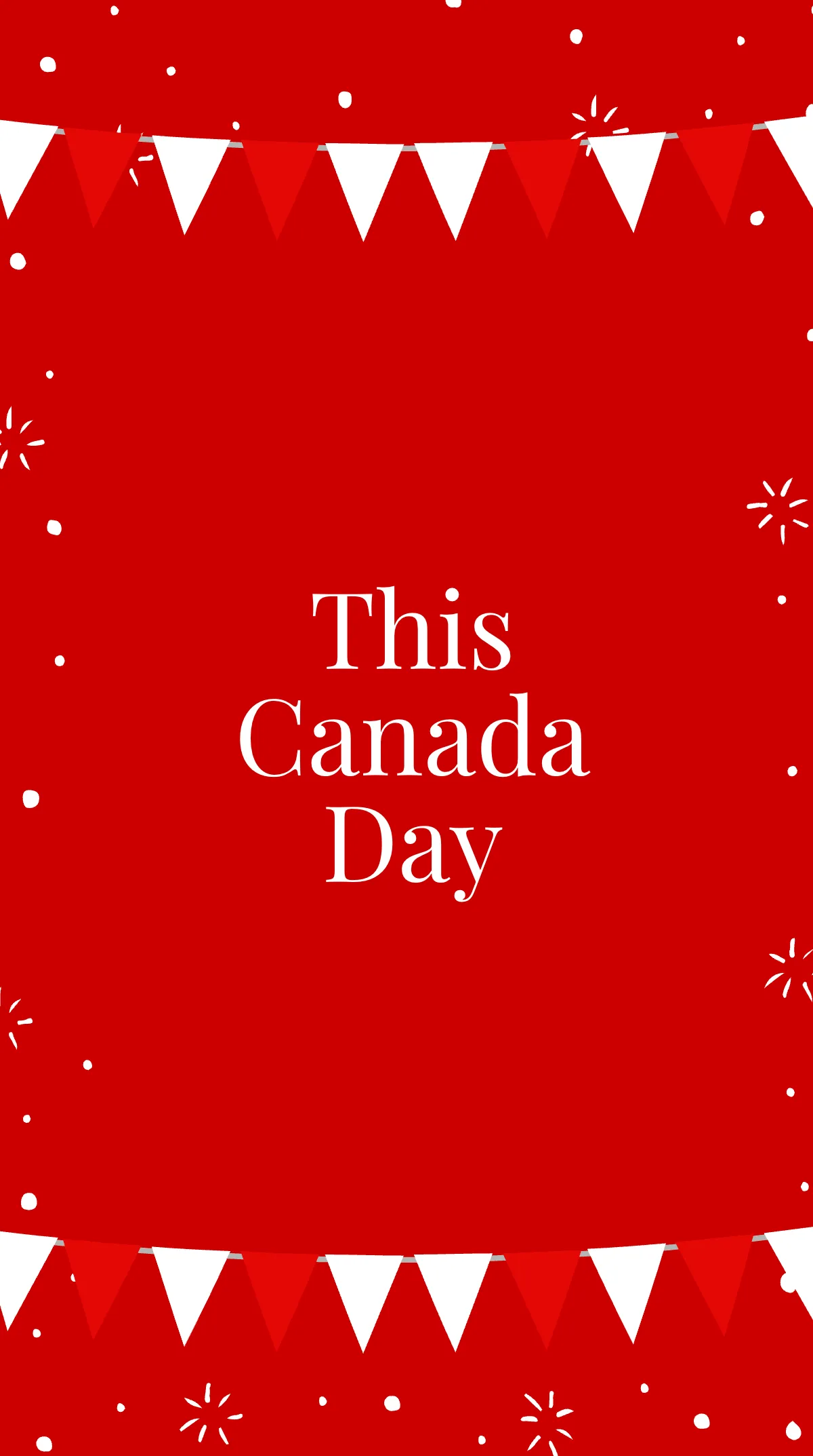Free Canada Day Ad Instagram Story Template to Edit Online
