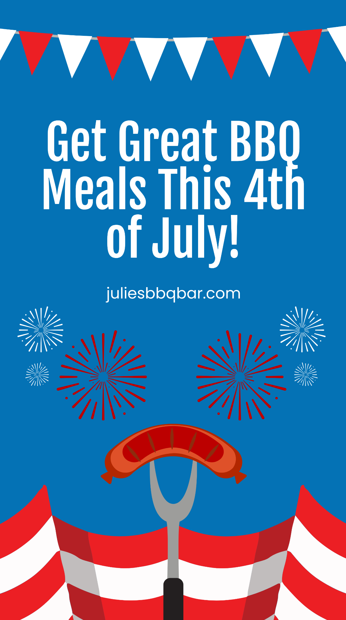 4th Of July Bbq Instagram Story Template