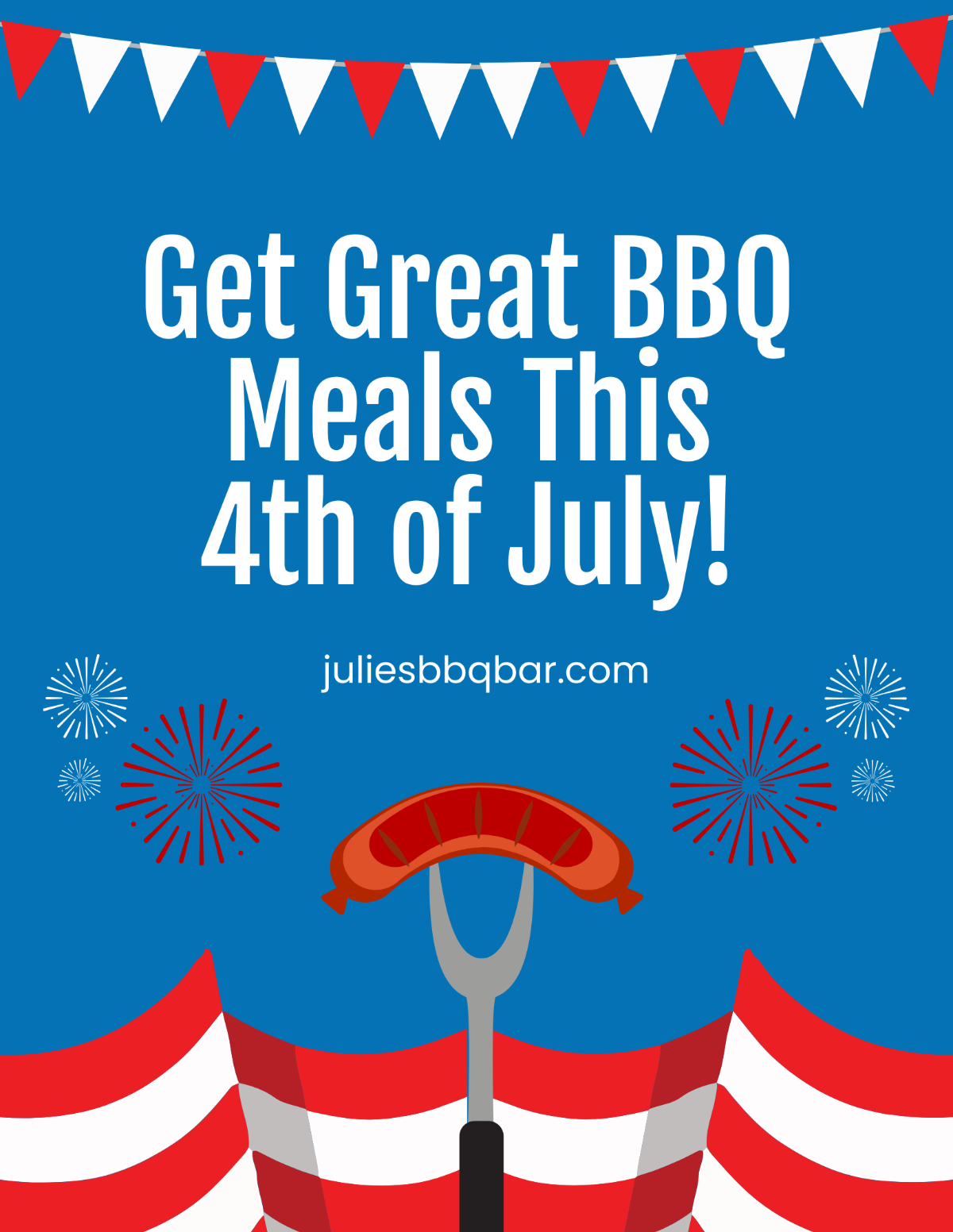 4th Of July Bbq Flyer Template - Edit Online & Download