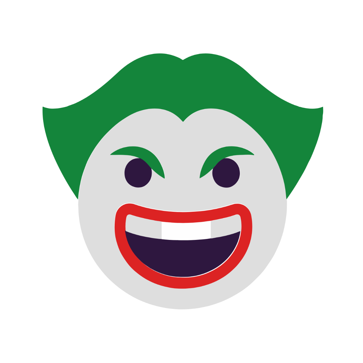 Joker Smiley clipart Template