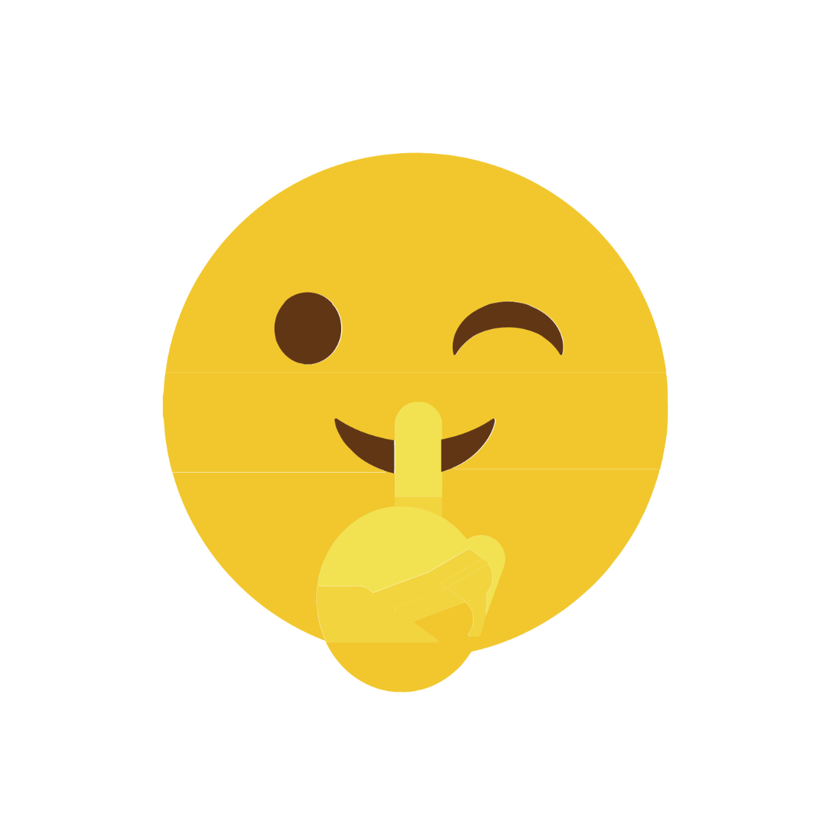 Shh Smiley Clipart Template