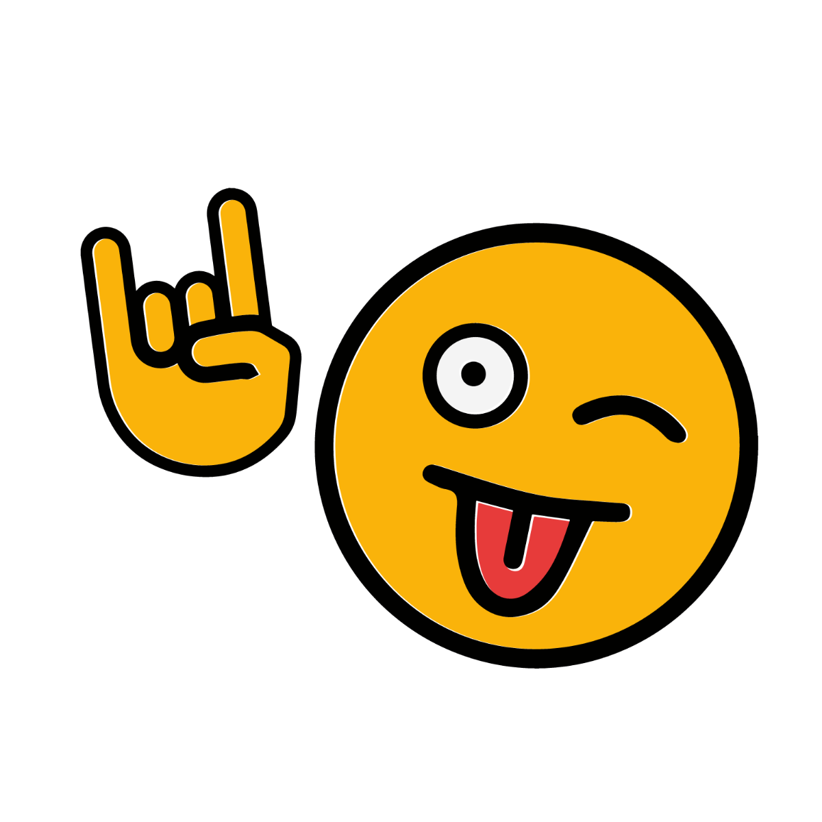 Rock Smiley Clipart Template