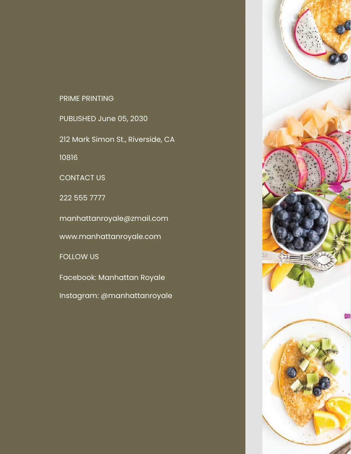Free Elegant School Cookbook Template to Edit Online