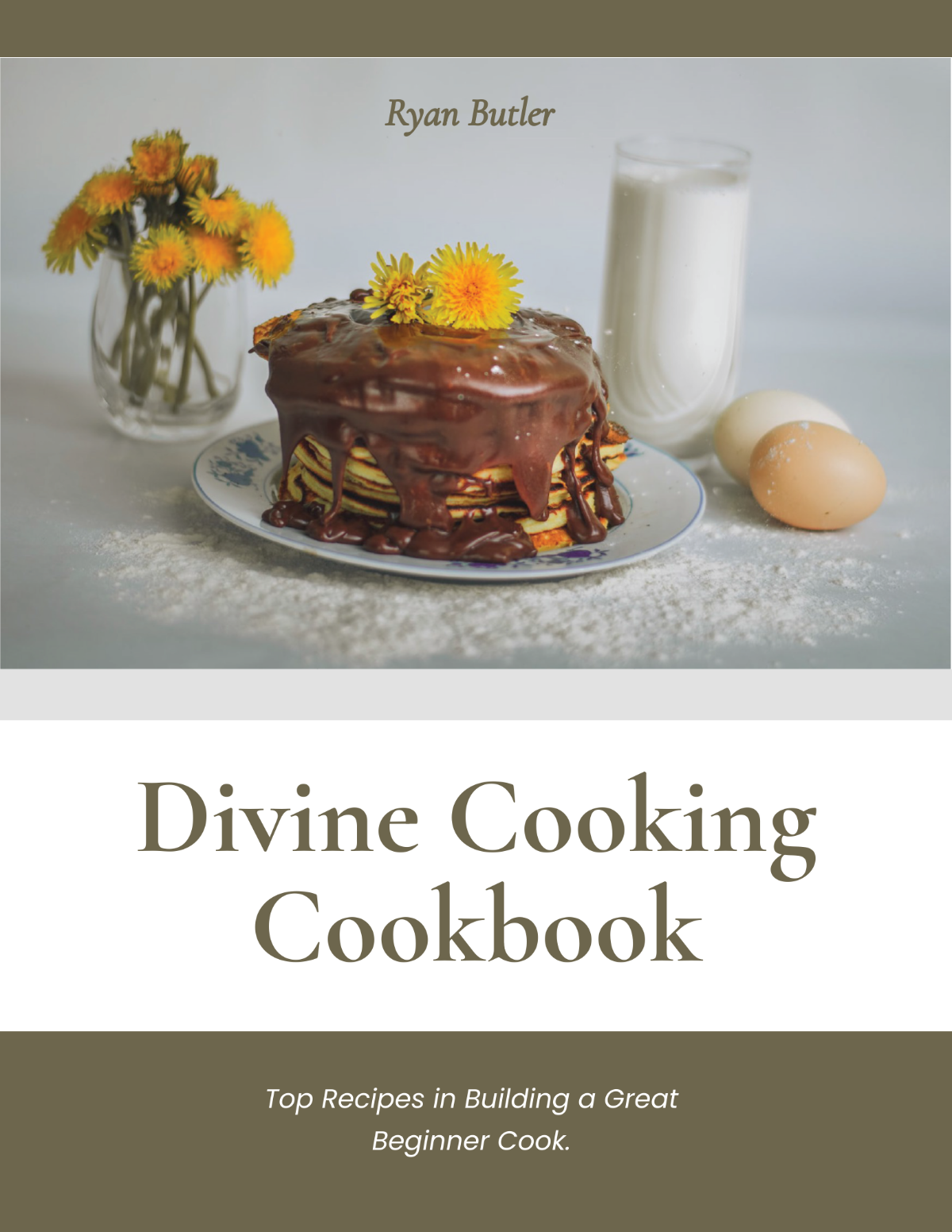 Free Elegant School Cookbook Template