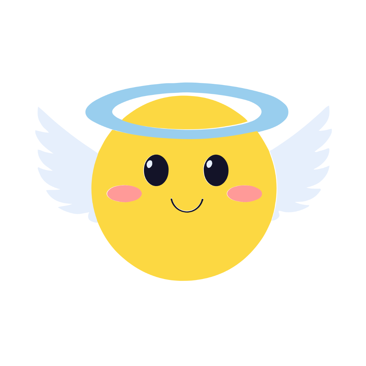 Free Angel Smiley Clipart Template