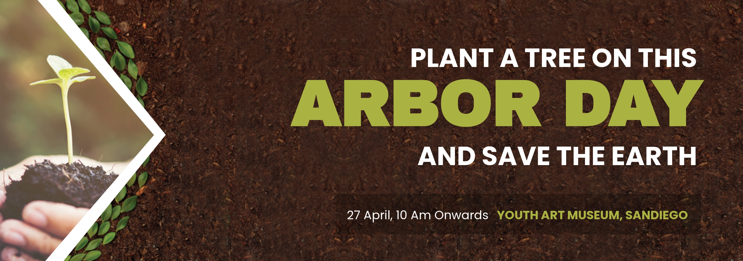 Free Arbor Day Tumblr Banner Template PSD