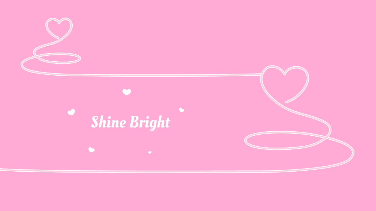 Free Bright Neon Heart Wallpaper Template