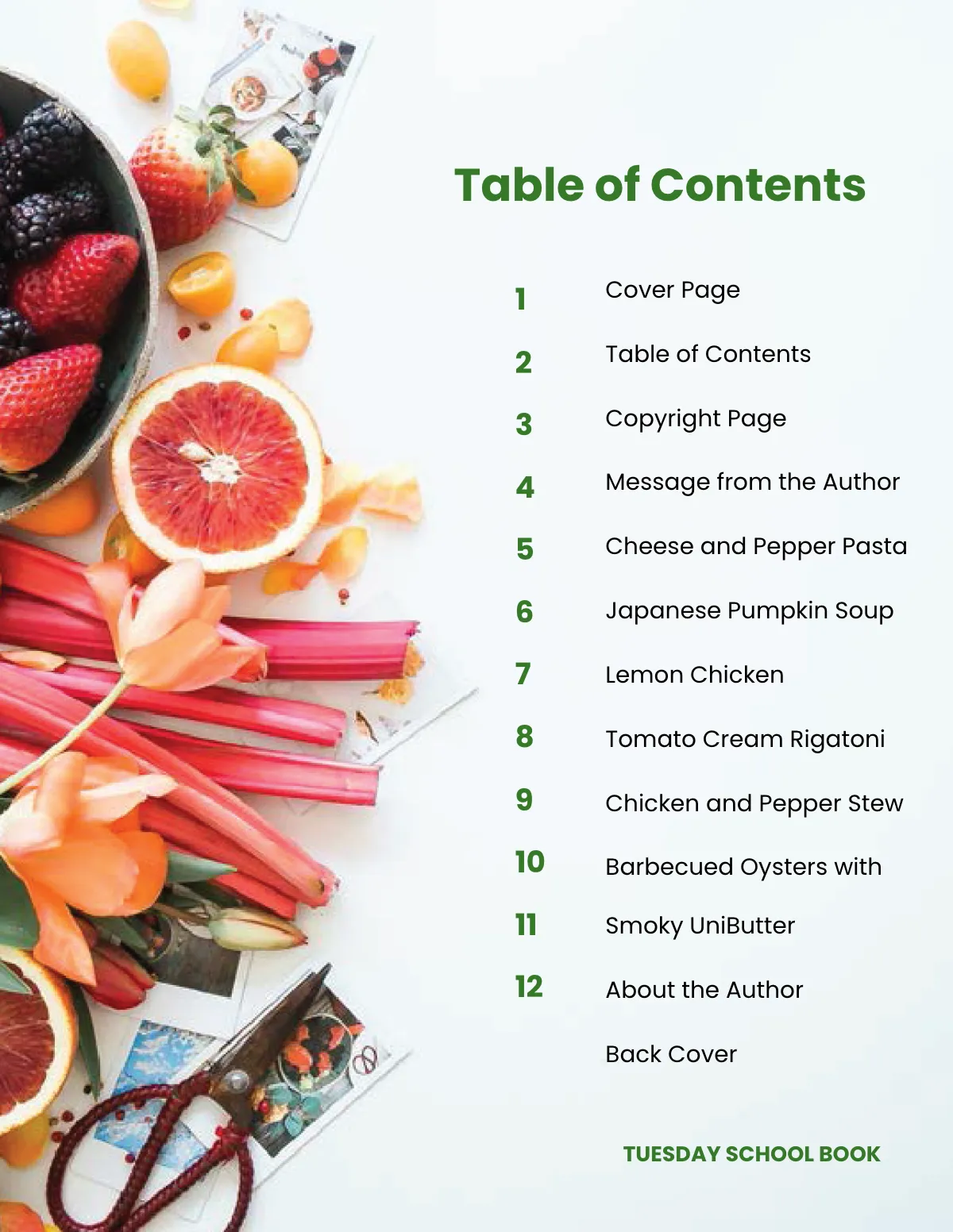 Free Creative School Cookbook Template to Edit Online