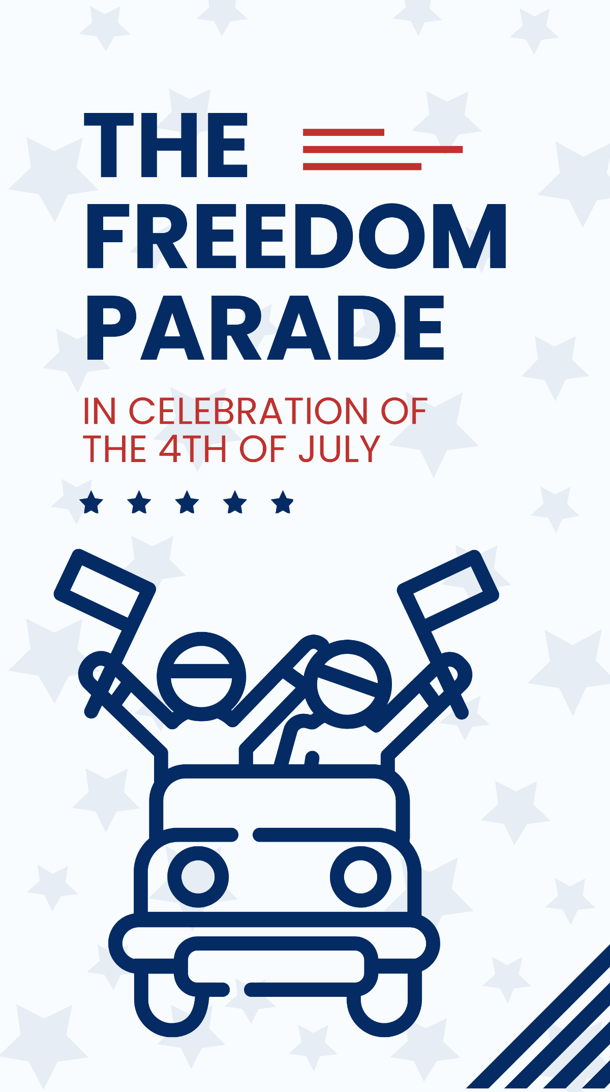 4th Of July Parade Instagram Story Template