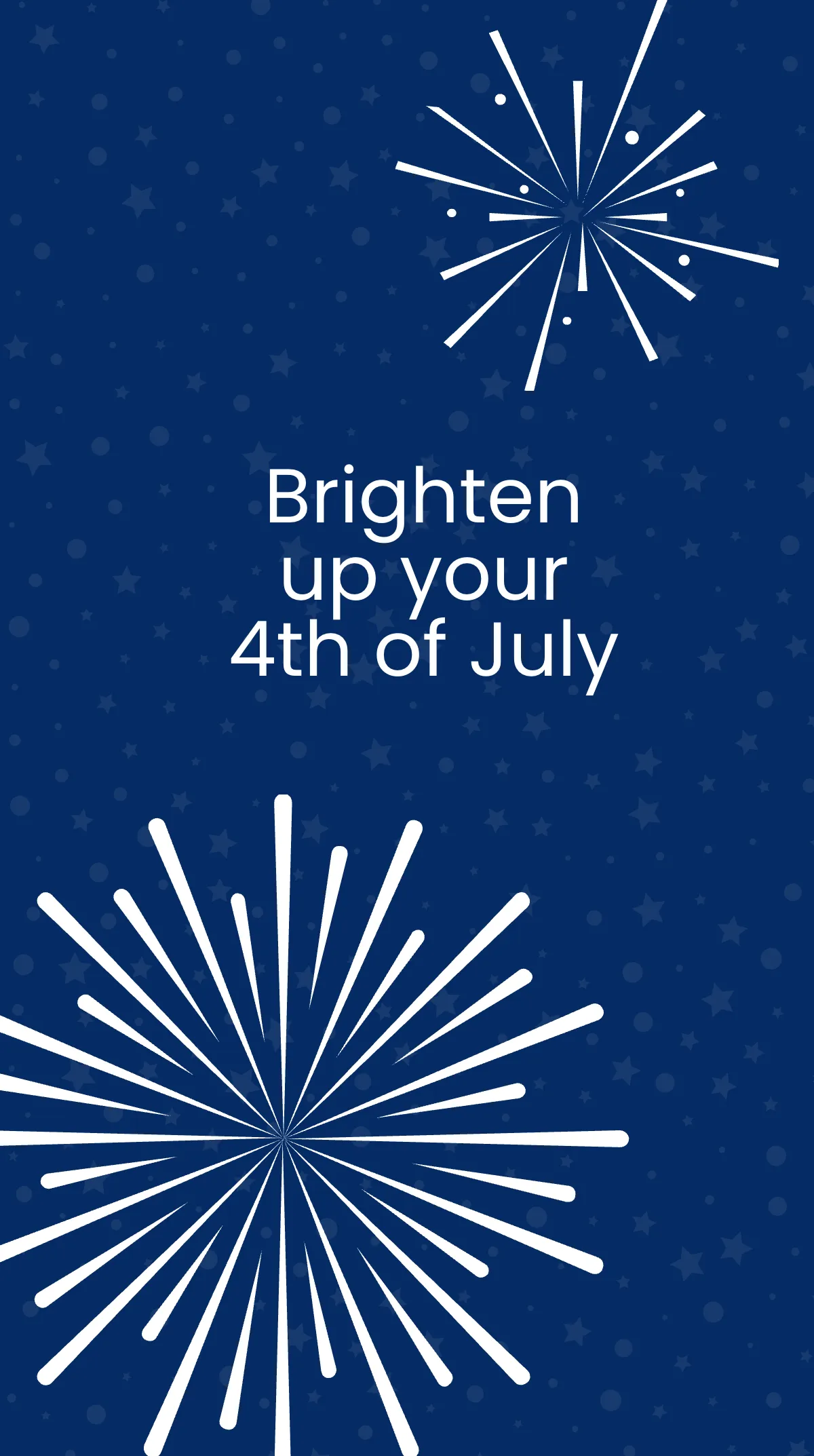 Free 4th Of July Firework Show Instagram Story Template to Edit Online