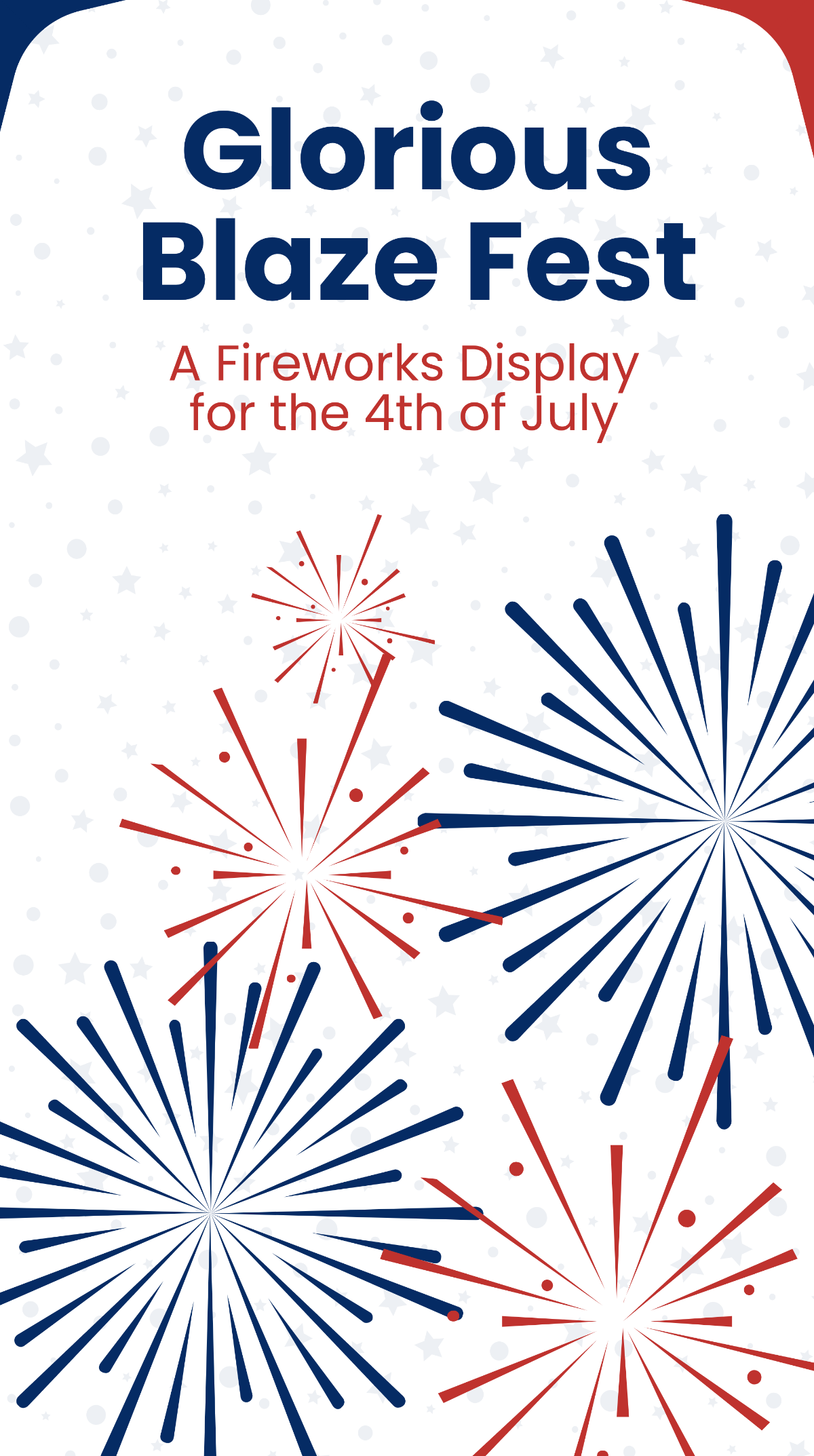 4th Of July Firework Show Instagram Story Template
