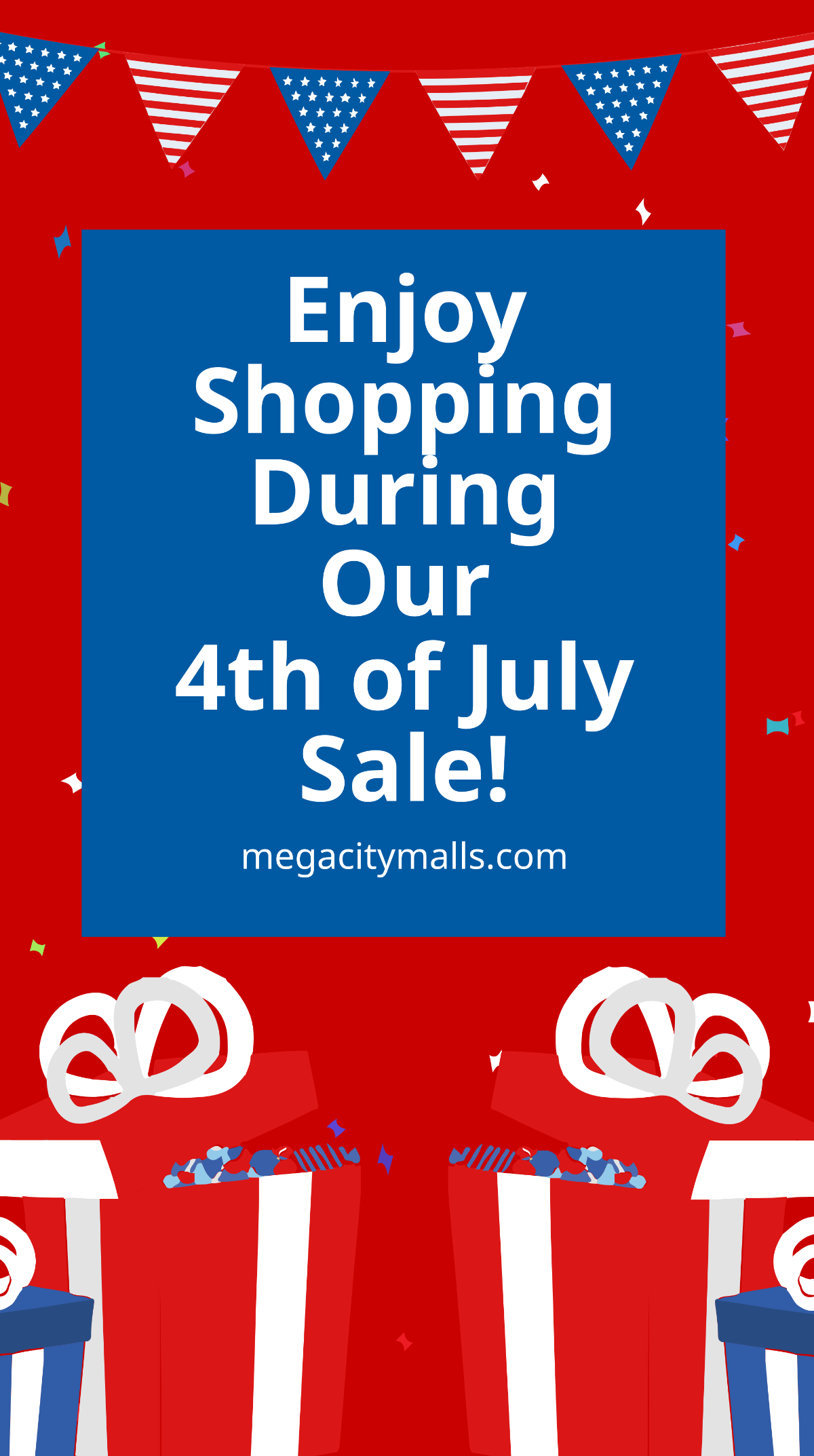 4th Of July Sale Instagram Story Template