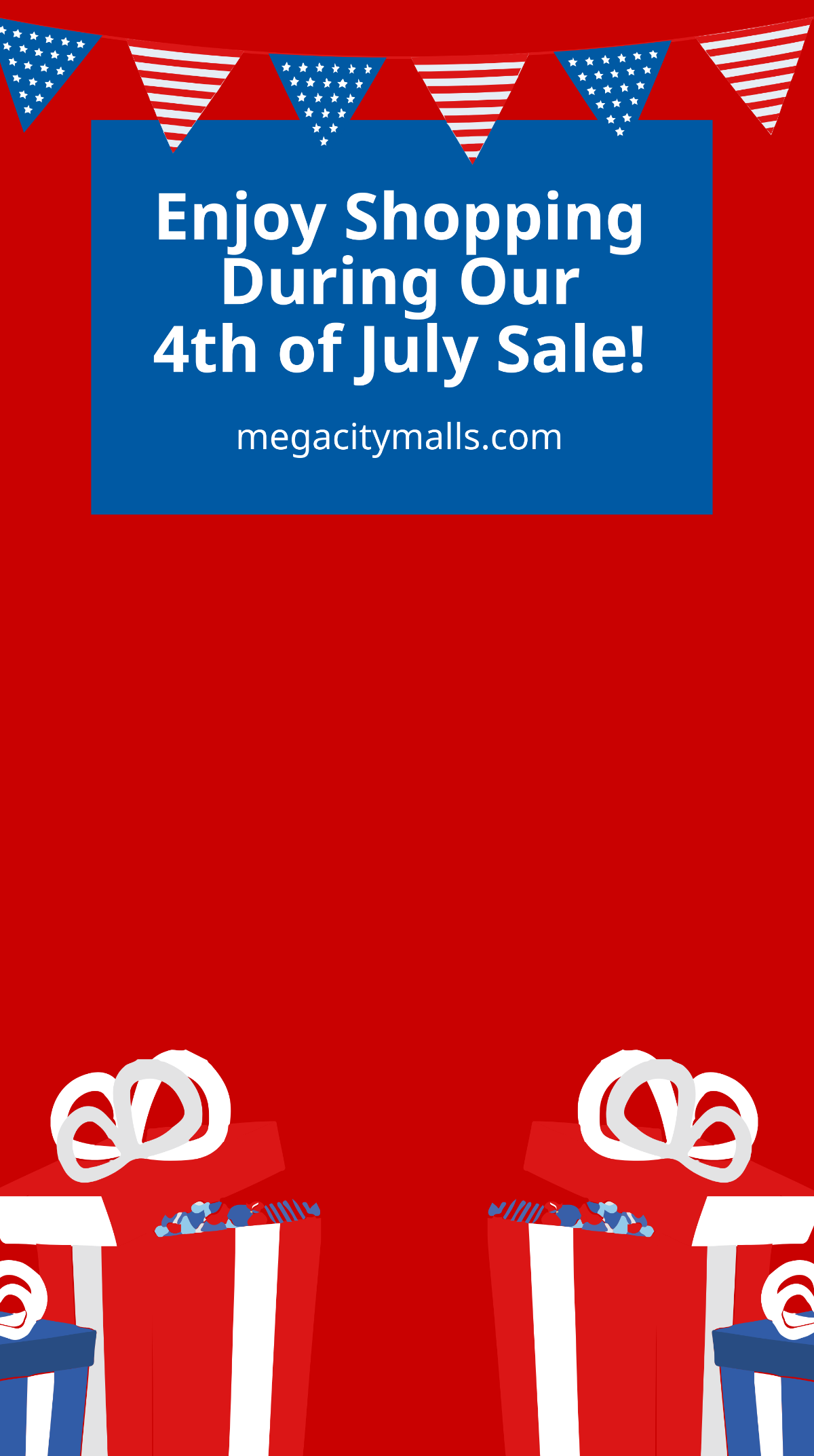 4th Of July Sale Snapchat Geofilter Template
