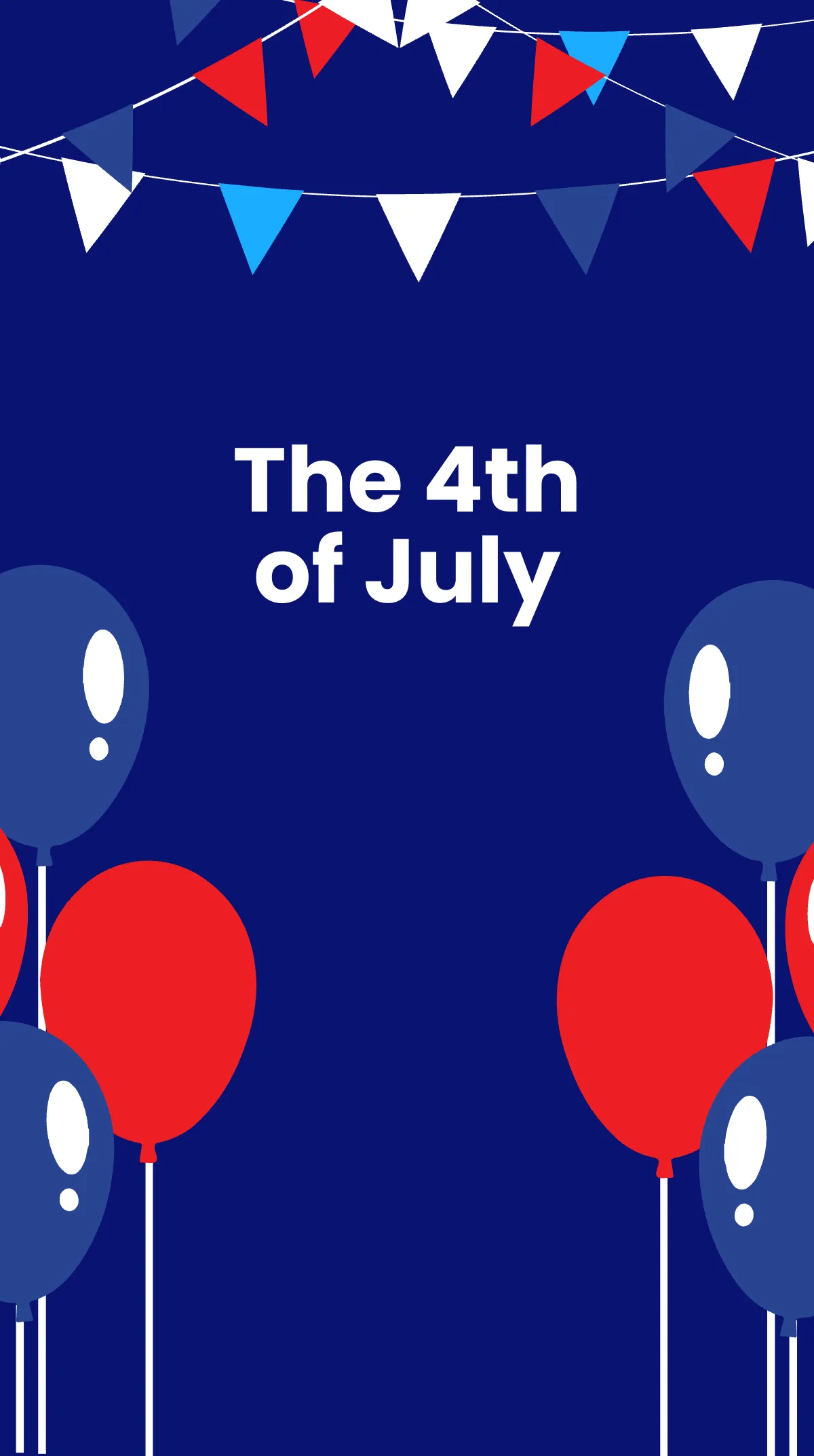 4th Of July Quote Instagram Story Template