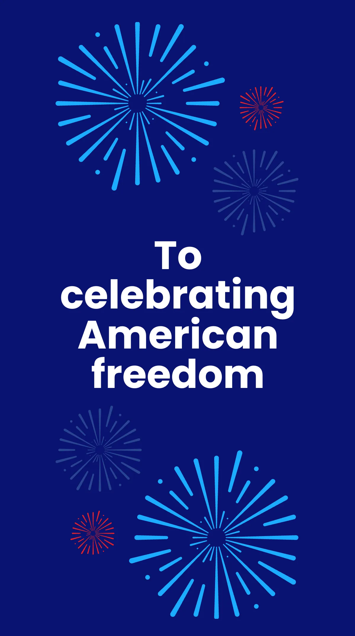 4th Of July Quote Instagram Story Template