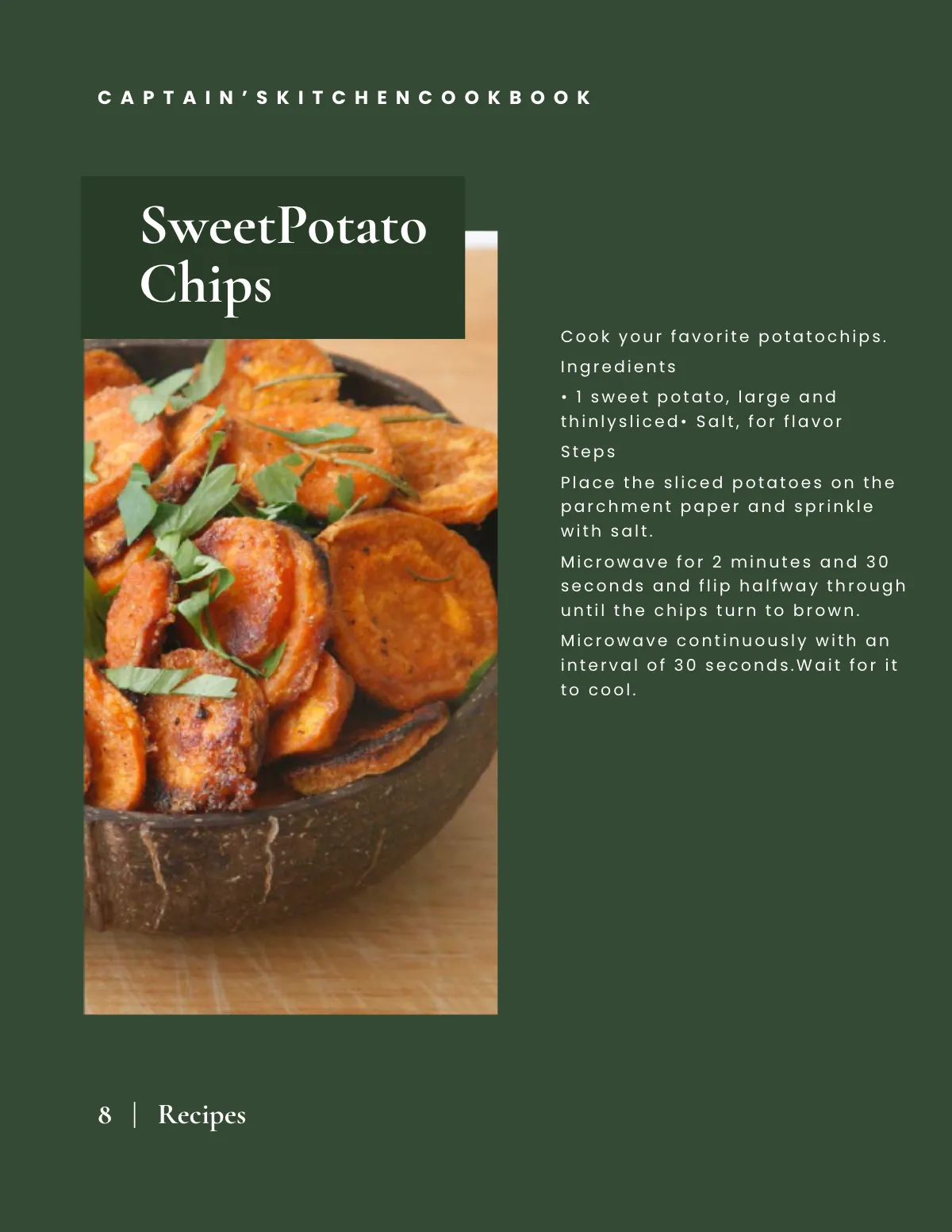 Free Kitchen Cookbook Template to Edit Online