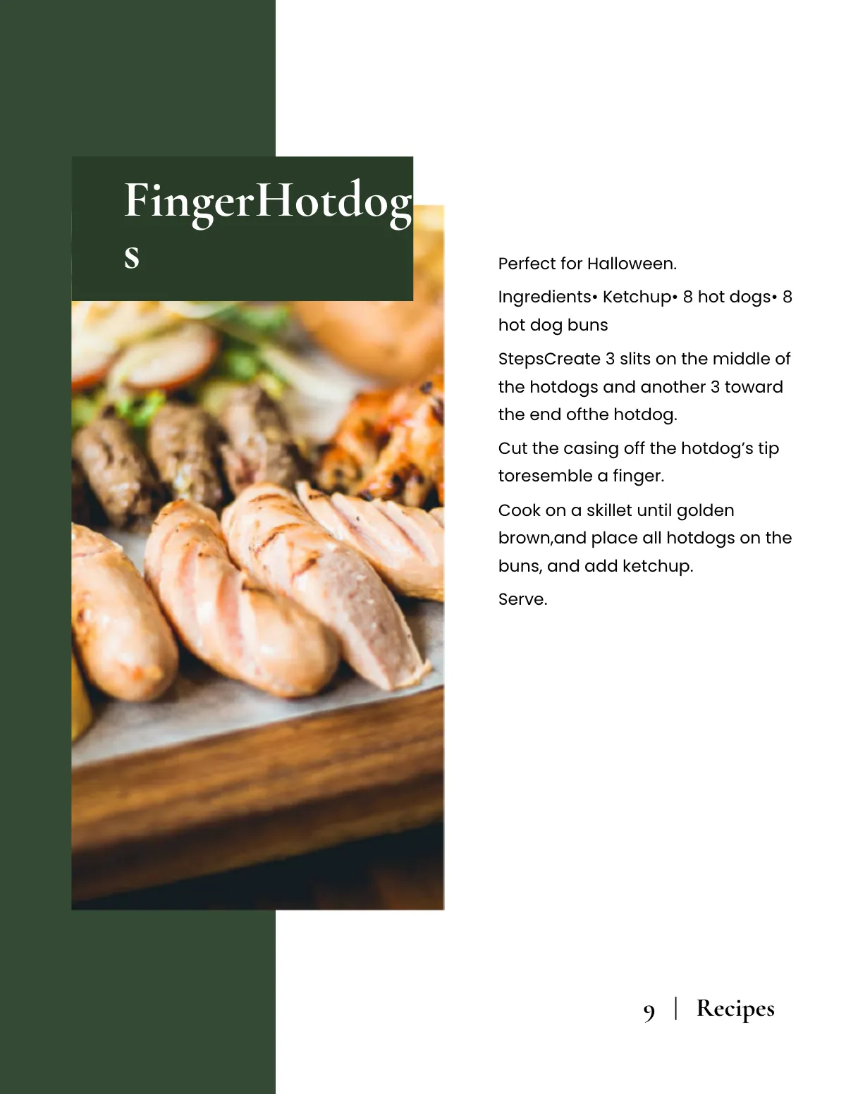 Free Kitchen Cookbook Template to Edit Online