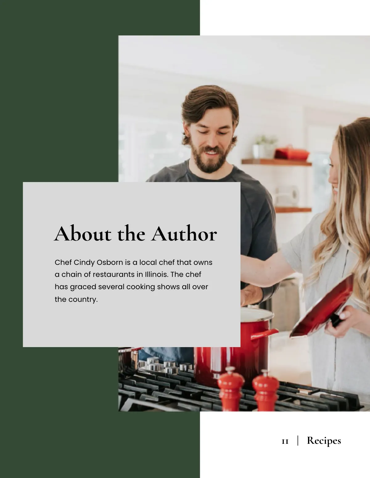 Free Kitchen Cookbook Template to Edit Online