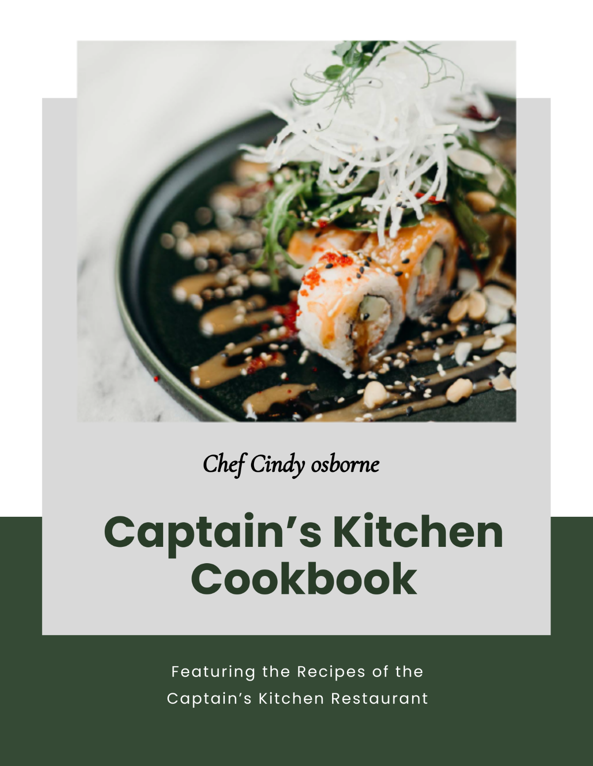 Free Kitchen Cookbook Template