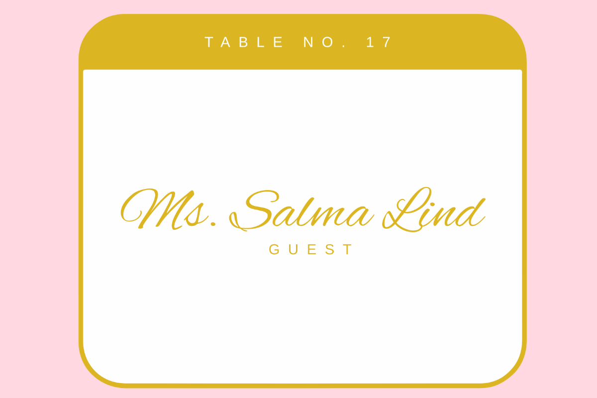 Pink And Gold Baptism Place Card Template