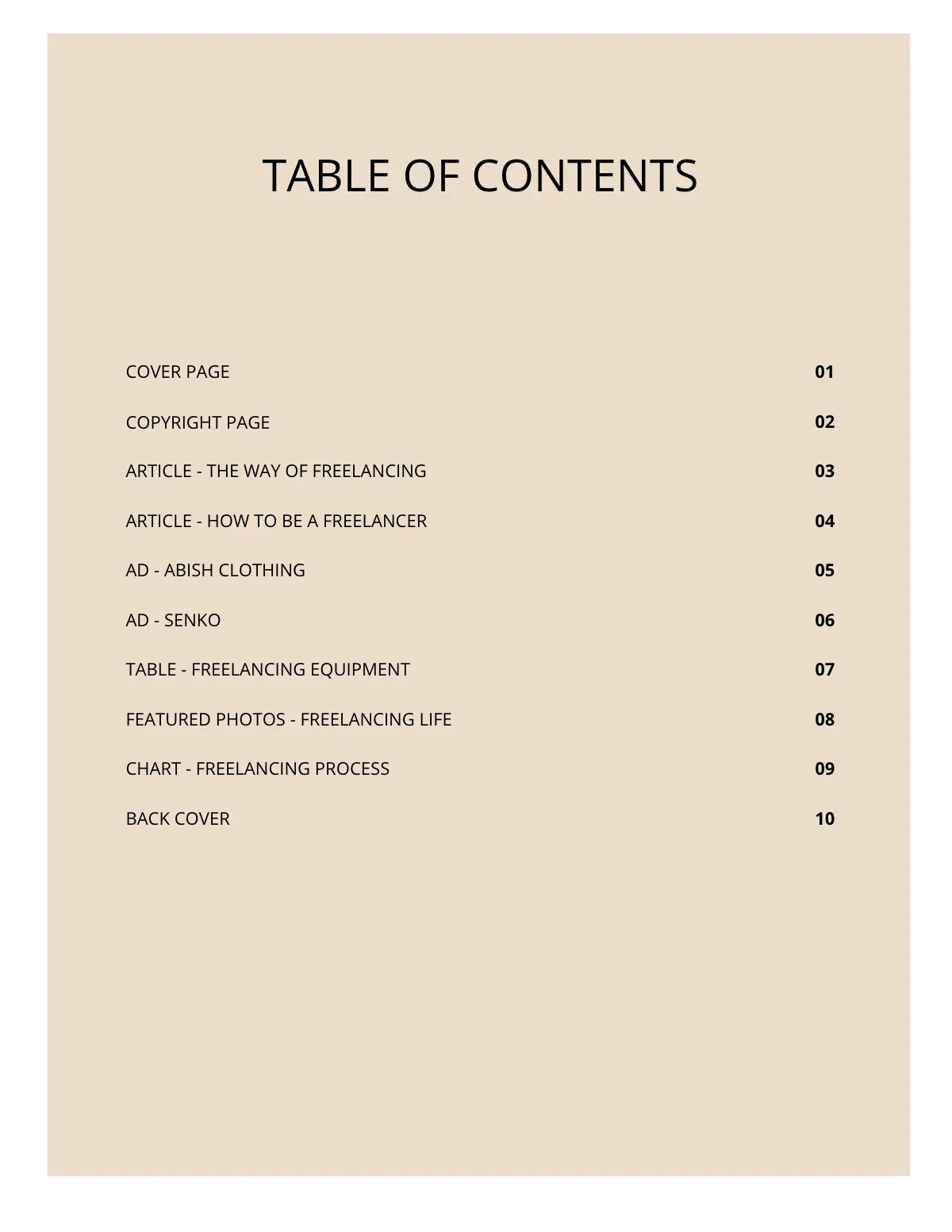 Freelancer eBook Template to Edit Online Freelancer eBook Template to Edit Online