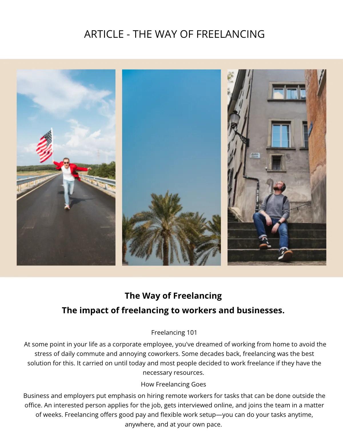 Freelancer eBook Template to Edit Online Freelancer eBook Template to Edit Online