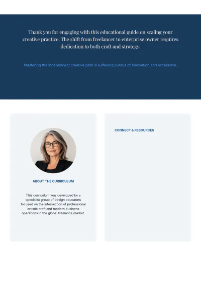 Free Freelancer eBook Template to Edit Online