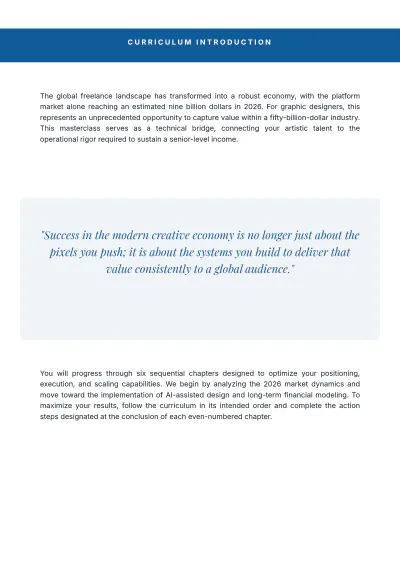 Free Freelancer eBook Template to Edit Online