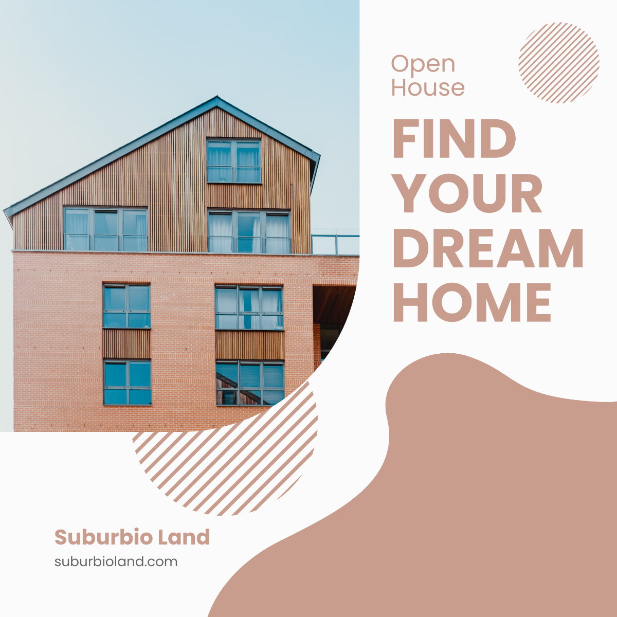 Free Suburban Open House Instagram Post Template
