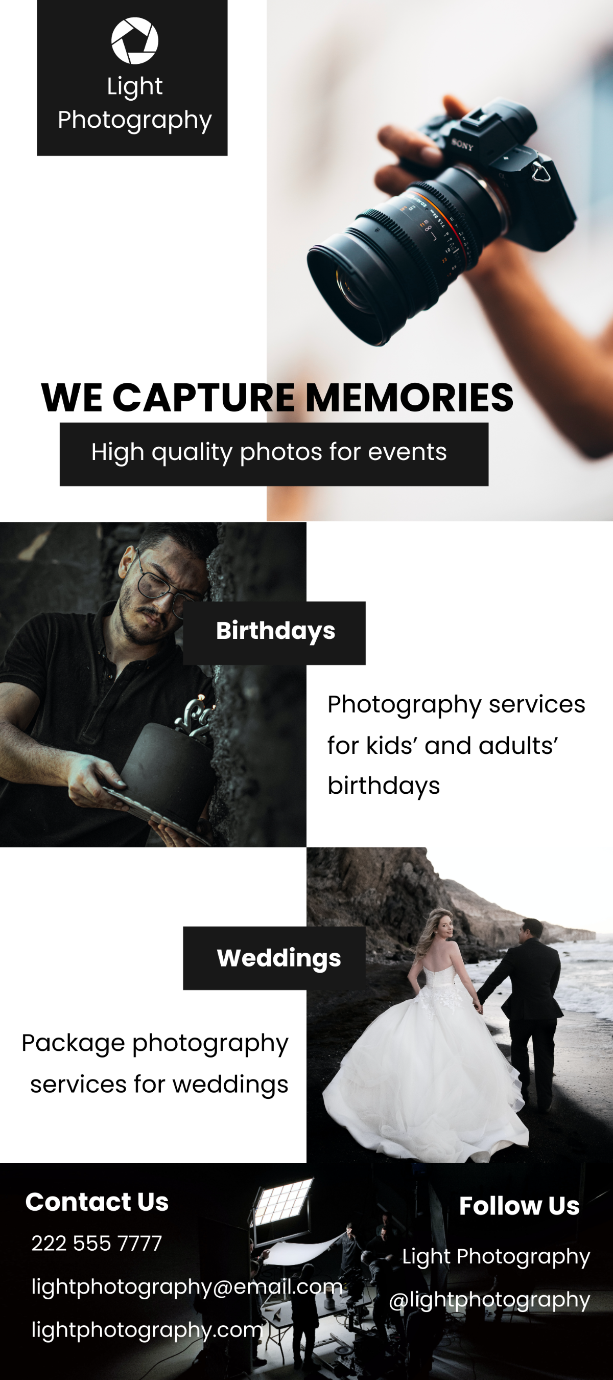 Photography DL Card Template