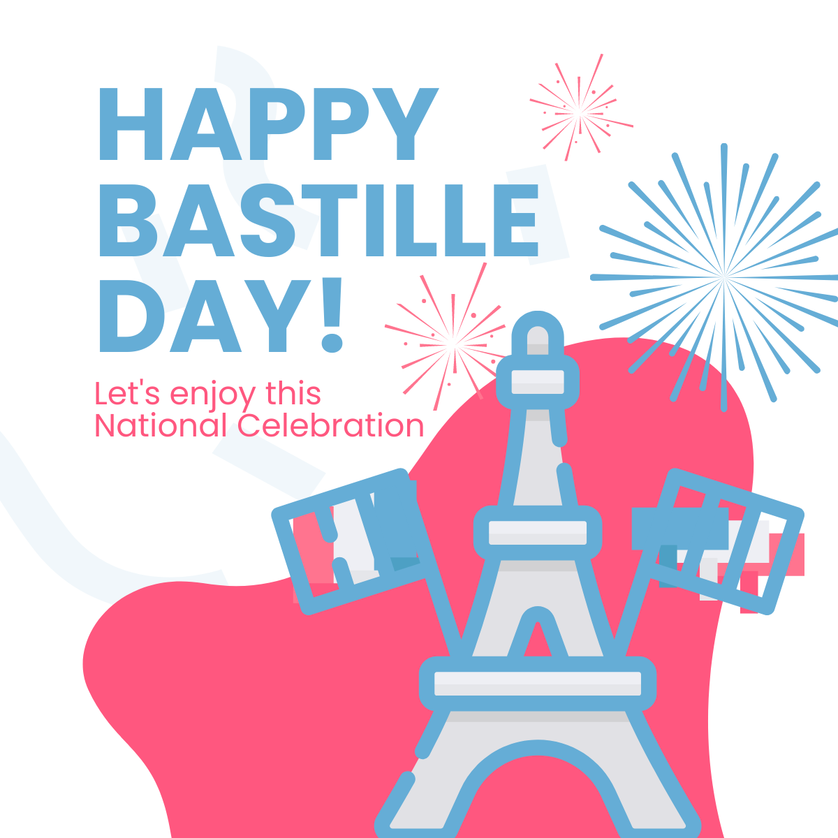 Happy Bastille Day Linkedin Post