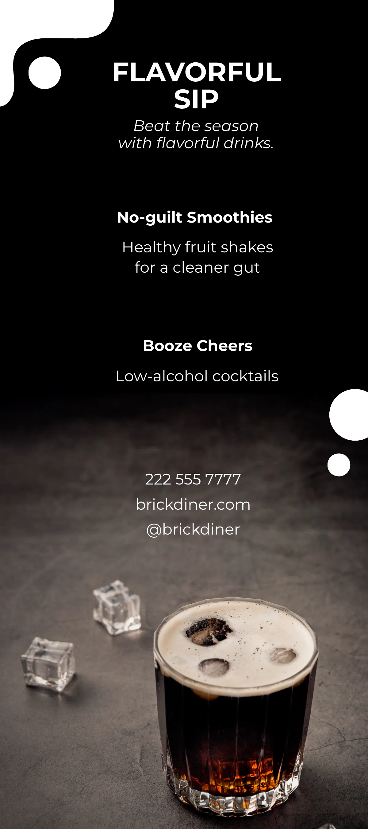 Free Food Restaurant DL Card Template to Edit Online