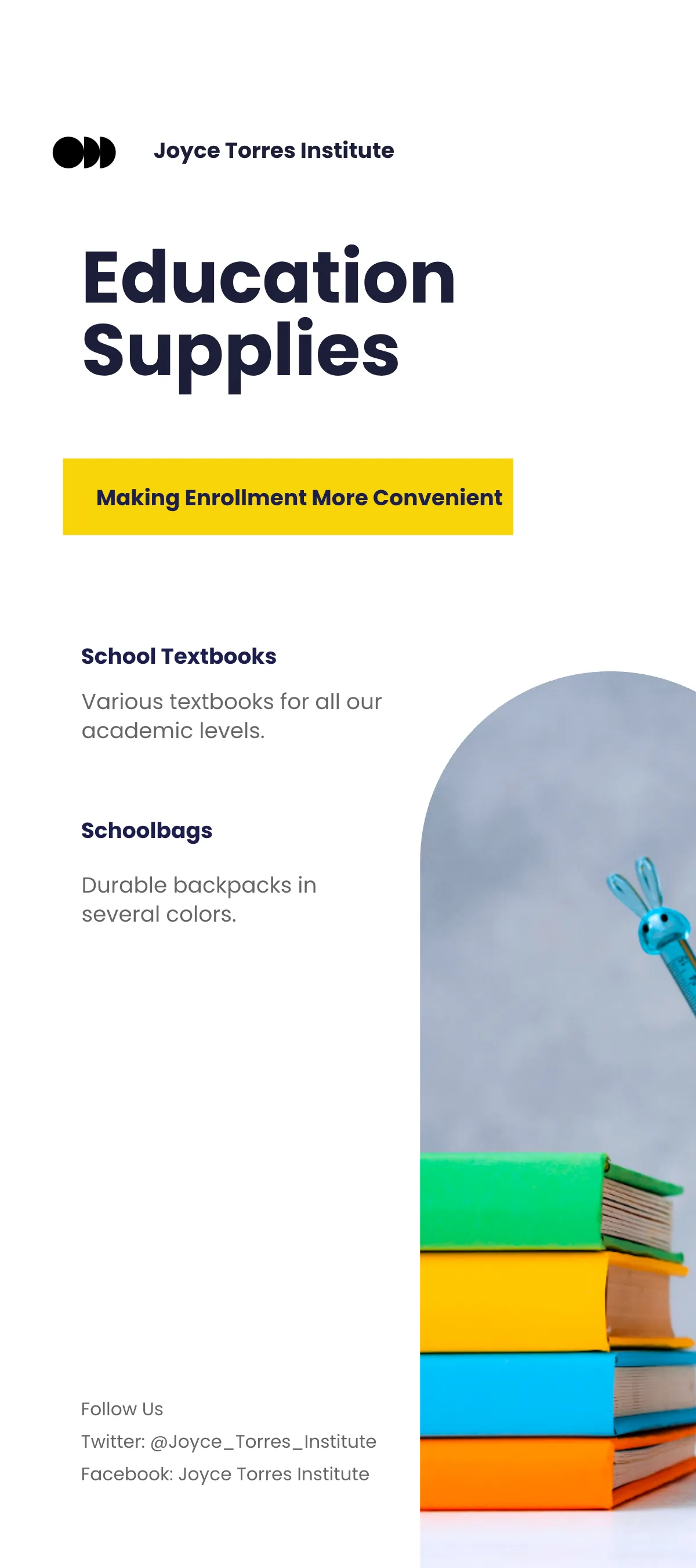 Free School DL Card Template to Edit Online